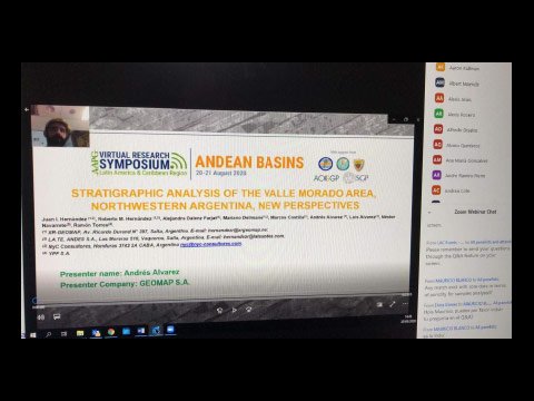 Imagen 4 - LA.TE. ANDES presente en el Virtual Research Symposium de la AAPG